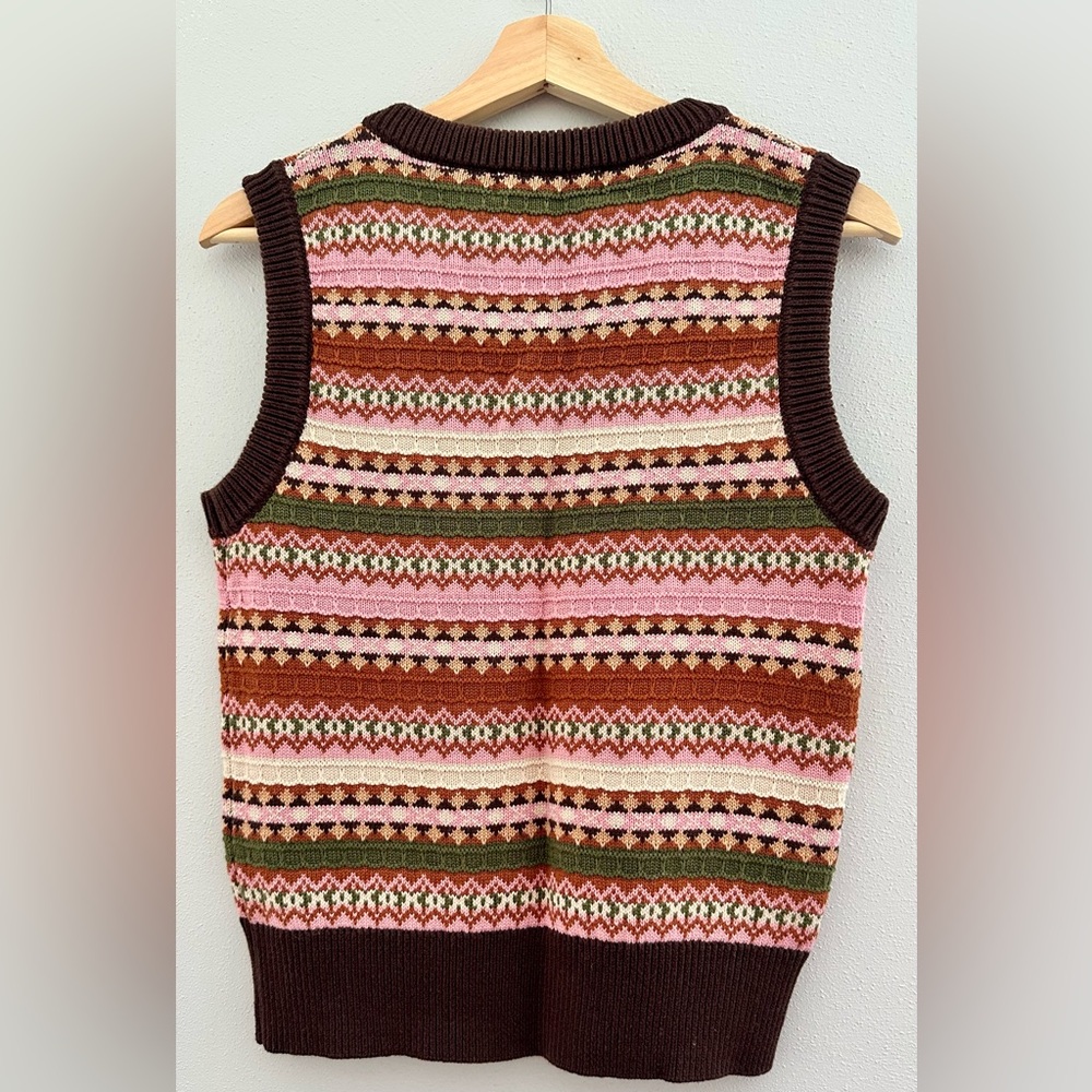 Princess Highway Multicolor Knit Vest - Picture 2 of 6